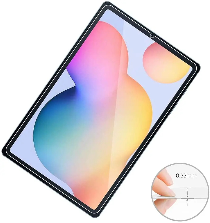 2pcs tablet tempered glass screen protector cover for samsung galaxy tab s6 lite p610p615 10 4 inch explosion proof screen free global shipping