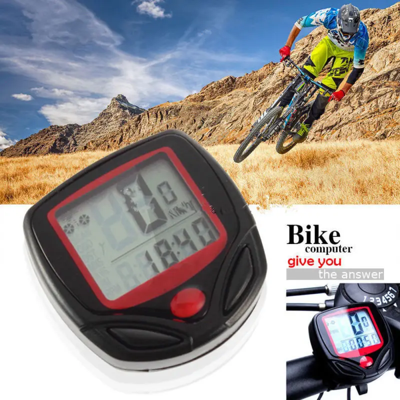 

Waterproof Bicycle Bike Cycle Lcd Display Digital Computer Speedometer cycling computer