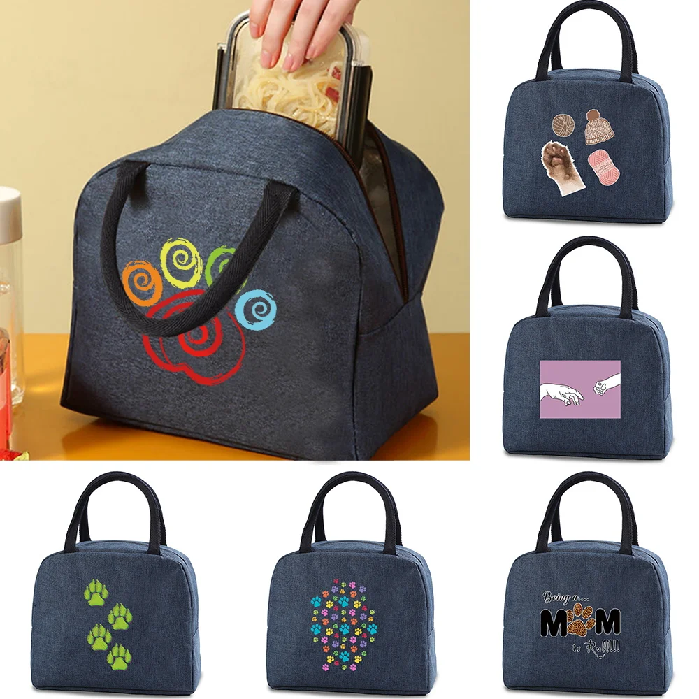 

New Multifunction Lunch Bag Large Capacity Cooler Bag Portable Zipper Thermal Lunch Bags for Women Handbag Daily Picnic Food Bag