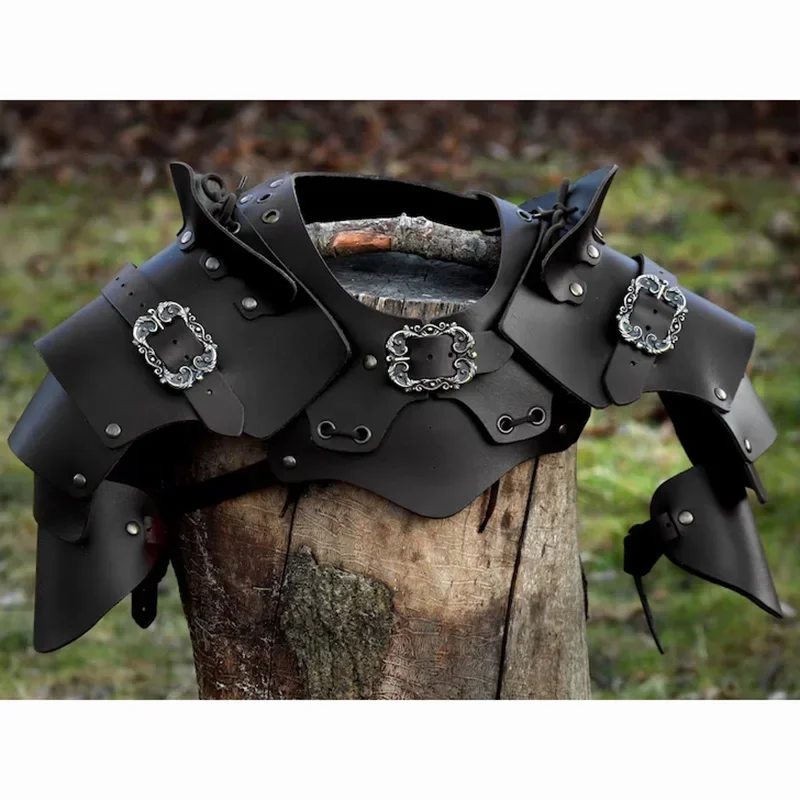 Средневековый старинный бриллиантовый гладиатор Cuirass стиль викингов воин грудь