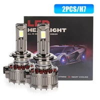 2 pcs 30000lm 180w h7 led canbus car headlights bulbs h4 h1 9005 hb4 9006 h11 9012 led 6000k 6075 csp auto lamp for vw ford bmw