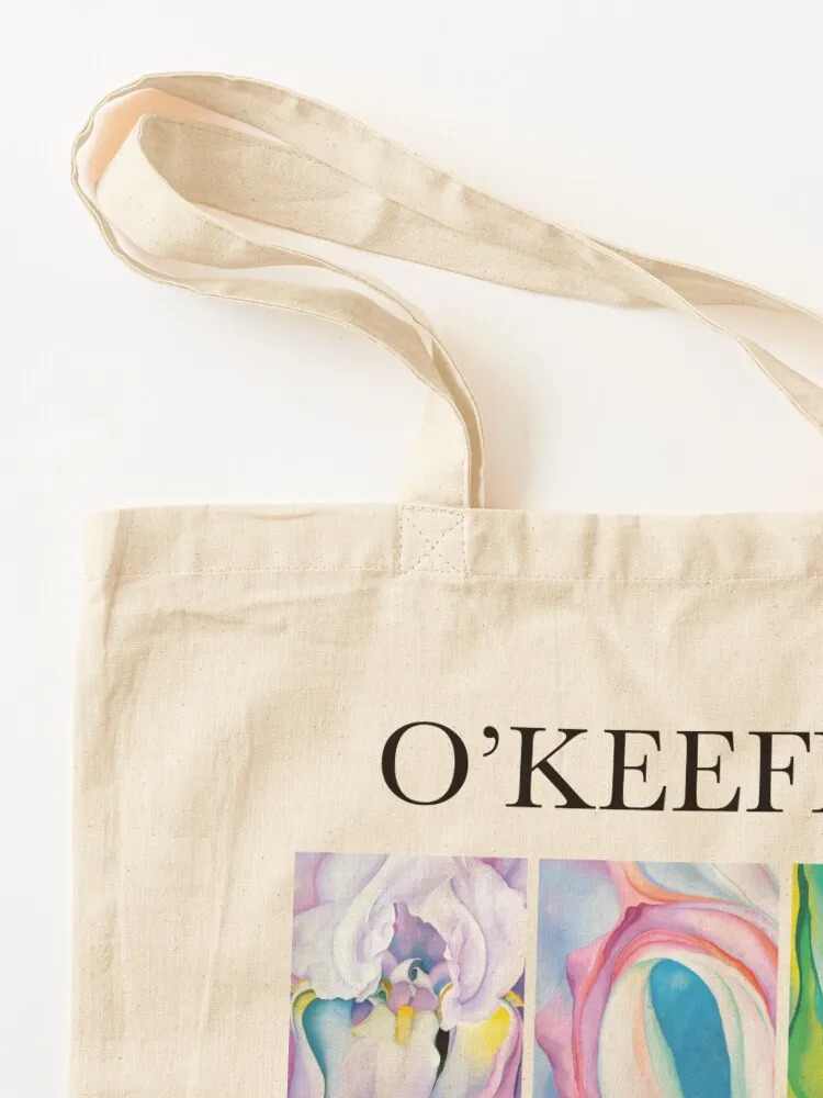 Сумка-тоут с коллажем O'Keeffe Женская Холщовая