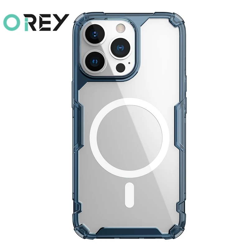 

for Iphone 15 / 15 Plus / 15 Pro / 15 Pro Max Magnetic Case Ultra Clear and Thin TPU Case Camera Protector Back Cover