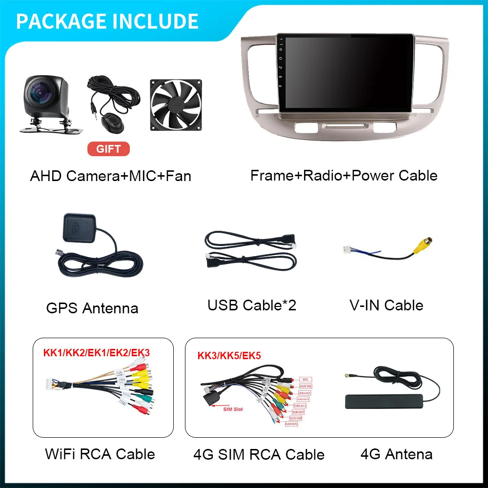 Автомагнитола EKIY EK5 на Android для Kia RIO 2 2005-2011 стерео мультимедийный видеоплеер