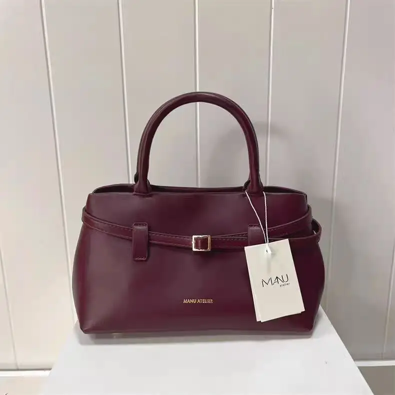 Manu Atelier Новая женская легкая сумка через плечо Сумка высокого качества