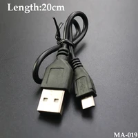 1pcs black usb 2 0 a male to micro b male data sync charger adapter cable for lg for samsung 20cm