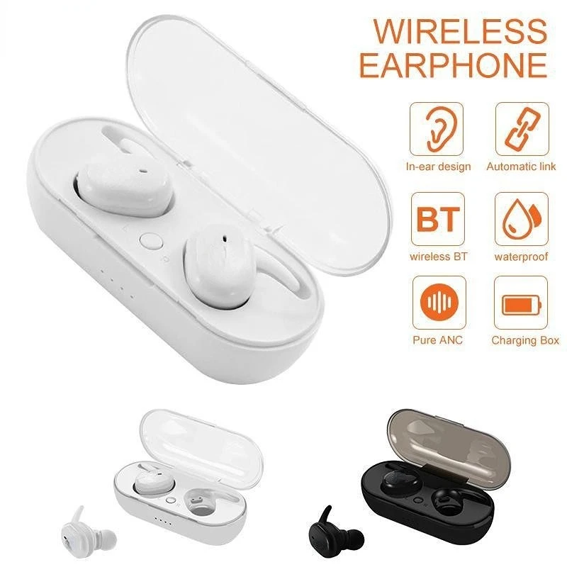Беспроводная Bluetooth-гарнитура Y30, TWS, 5.2, водонепроницаемые наушники-вкладыши с шумоподавлением для всех телефонов