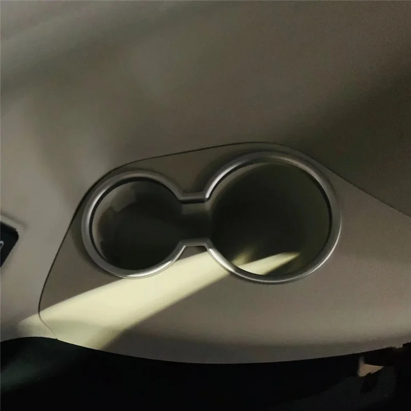 WELKINRY For Toyota Sienna XL40 4th generation 2021 2022 rear tail third row car seat side water bottle cup holder trim