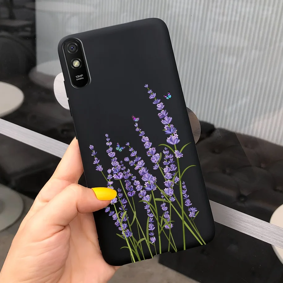 Чехол для Xiaomi Redmi 9A 9at милый Тонкий чехол с мультяшным медведем мягкие ТПУ чехлы