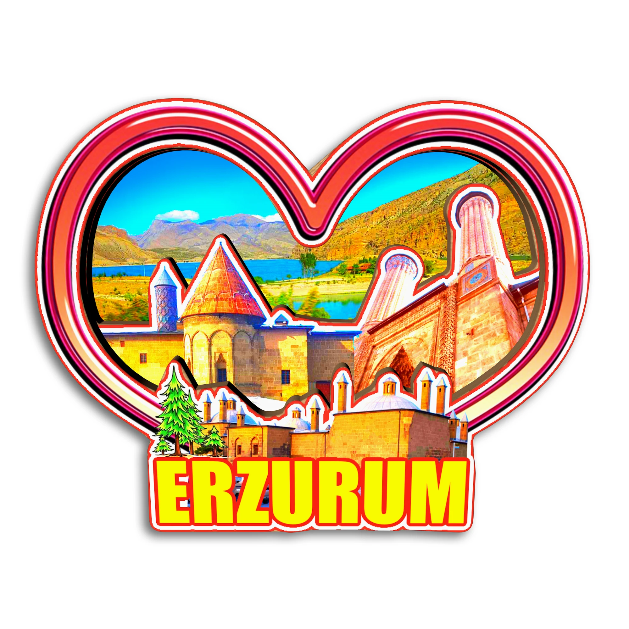 Магнит на холодильник Kemer Sirince Erzurum Side Oludeniz, Турция, сувенир для путешествий, подарок, ручная работа, декоративный, для холодильника (art.: 3920d98db1698) - 3920d98db1698