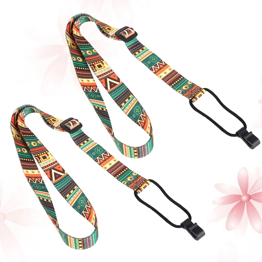 2 шт. ремень для электрогитары пояс укулеле богемные профессиональные аксессуары