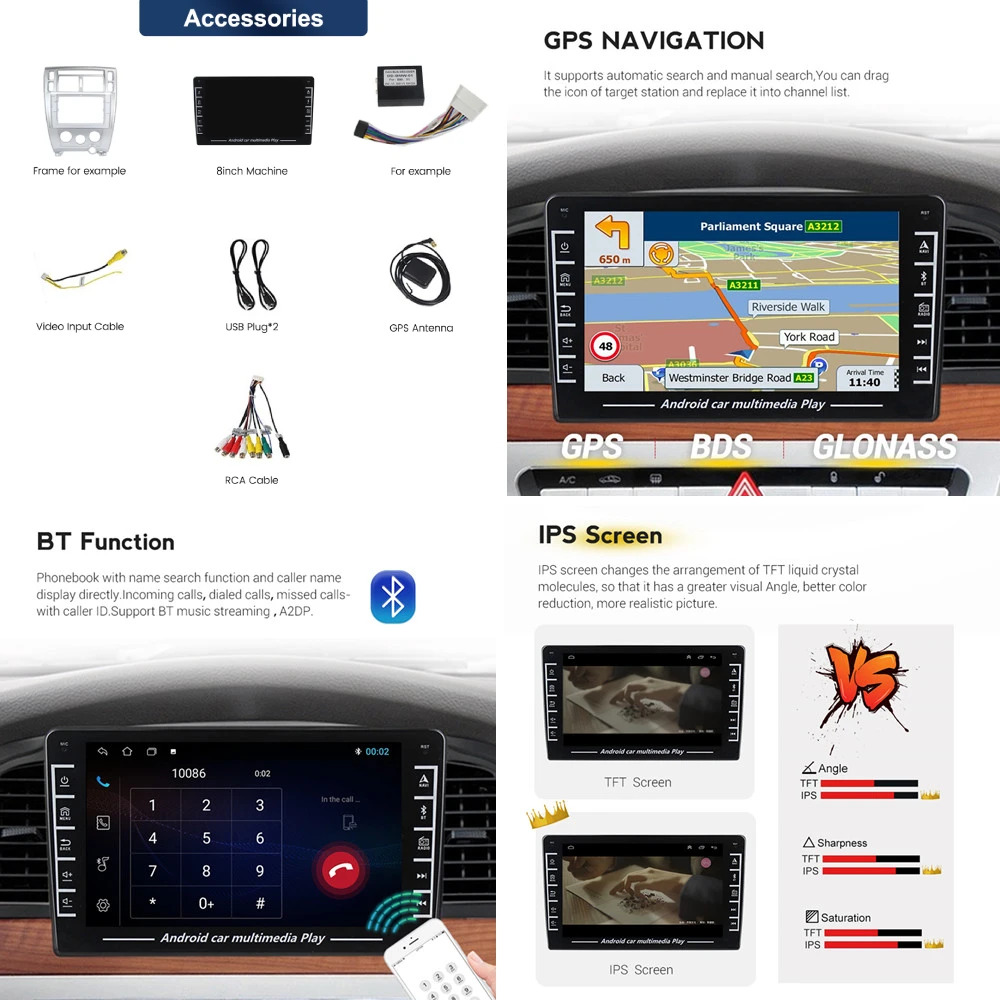 1280X720 Android радио для Toyota Land Cruiser Prado 120 2004 2005 2006-2009 автомобильный аудио стерео