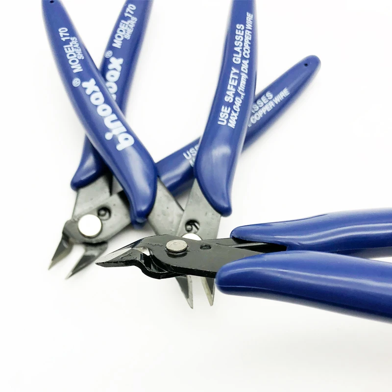 Кусачки для электрических проводов BINOAX 1 шт. боковые ножницы резки кабеля ручной