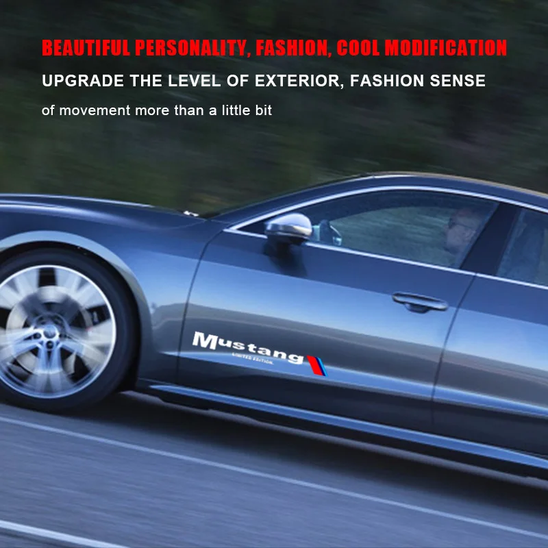 2 шт. автомобильные 3D наклейки на боковые двери