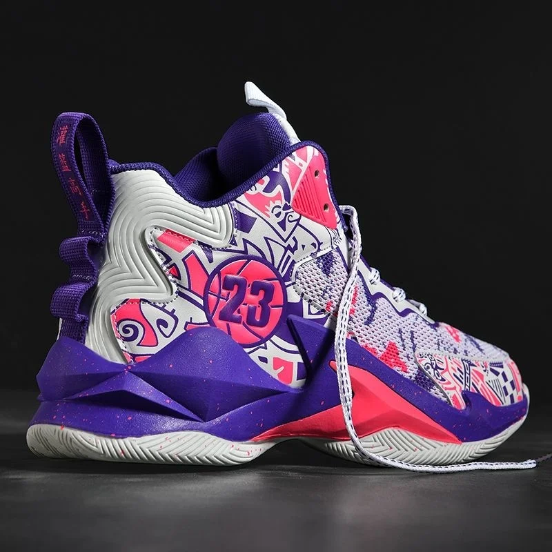 

Men's Basketball Shoes Men Women Basketball Sports Sneakers Male Female Ankle Boots High-cut Sneakers Basketball Boots