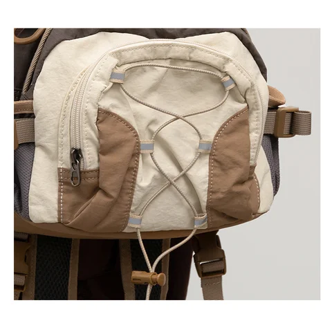Корейский нейлоновый водонепроницаемый мини-рюкзак унисекс Y2k, Повседневная модная простая бандажная сумка через плечо, уличный Спортивный Легкий Рюкзак
