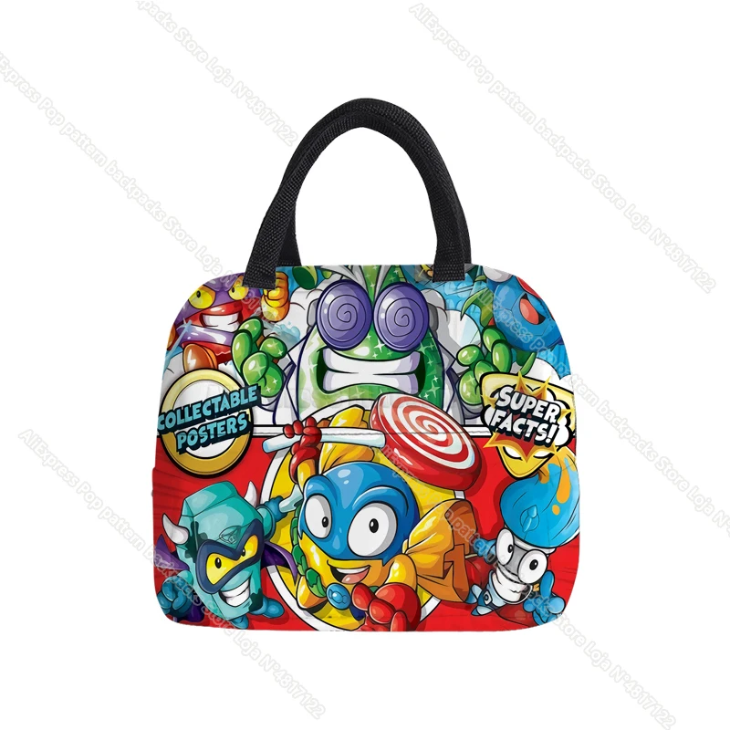 Cartoon Superzings Thermal Bag for Lunch Superthings Food Container Fridge Picnic Insulated Cooler Meal Bags images - 6