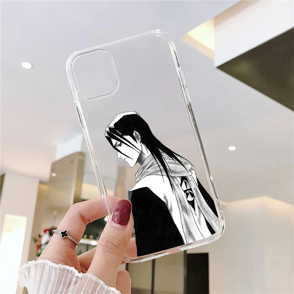 Чехол для телефона отбеливатель Kuchiki Byakuya из аниме прозрачный Xiaomi Redmi Note 7 7A 8 8T 9 9A 9S