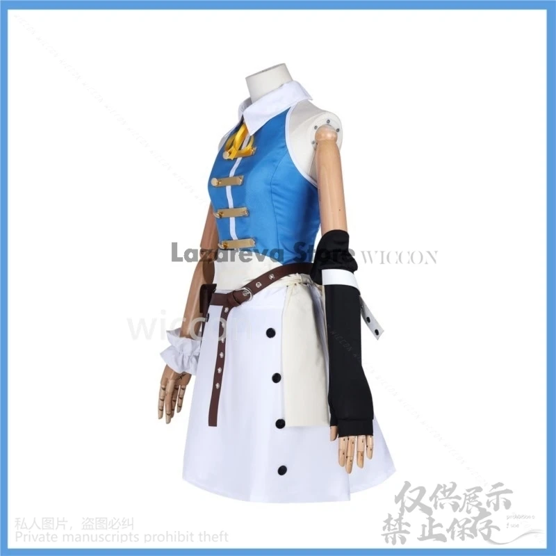 Аниме Fairry100 Tail Years Quest костюм Люси Хартфилии для косплея парик сексуальный топ