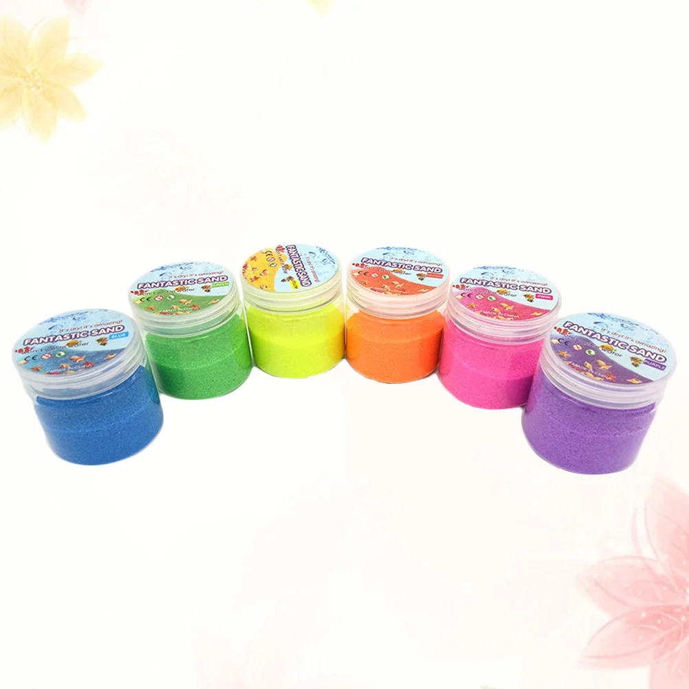 

4 шт., Детский развивающий песок, разные цвета