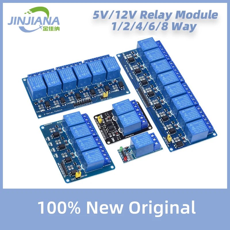 jinjiana-5v-12v-1-2-4-6-modulo-rele-a-8-canali-con-uscita-rele-optoaccoppiatore-modulo-rele-x-way-per-arduino-1ch-2ch-4ch-8ch