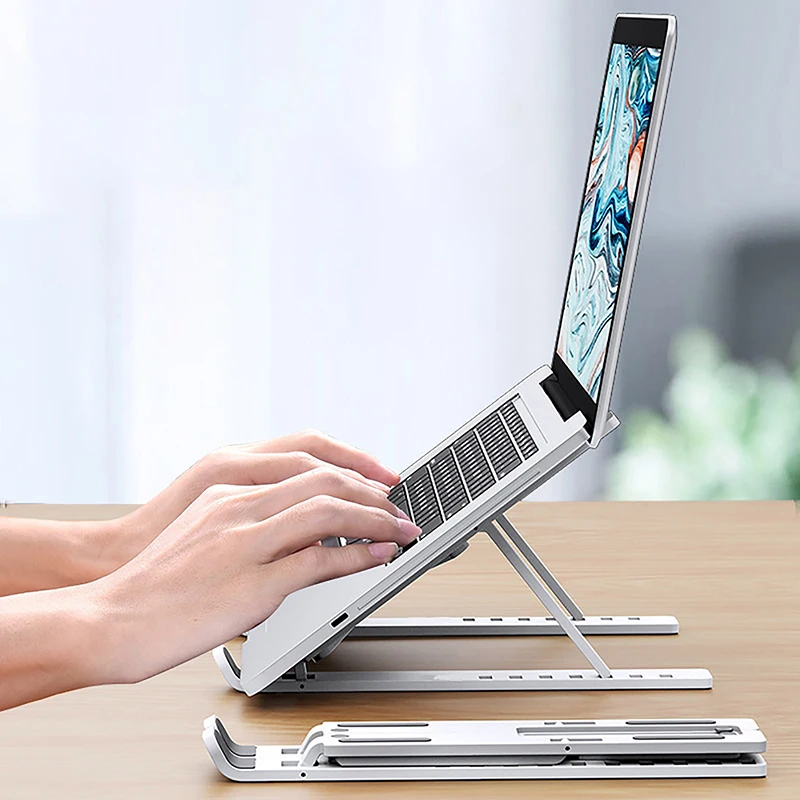 Универсальная подставка для ноутбука регулируемый держатель Macbook нескользящая