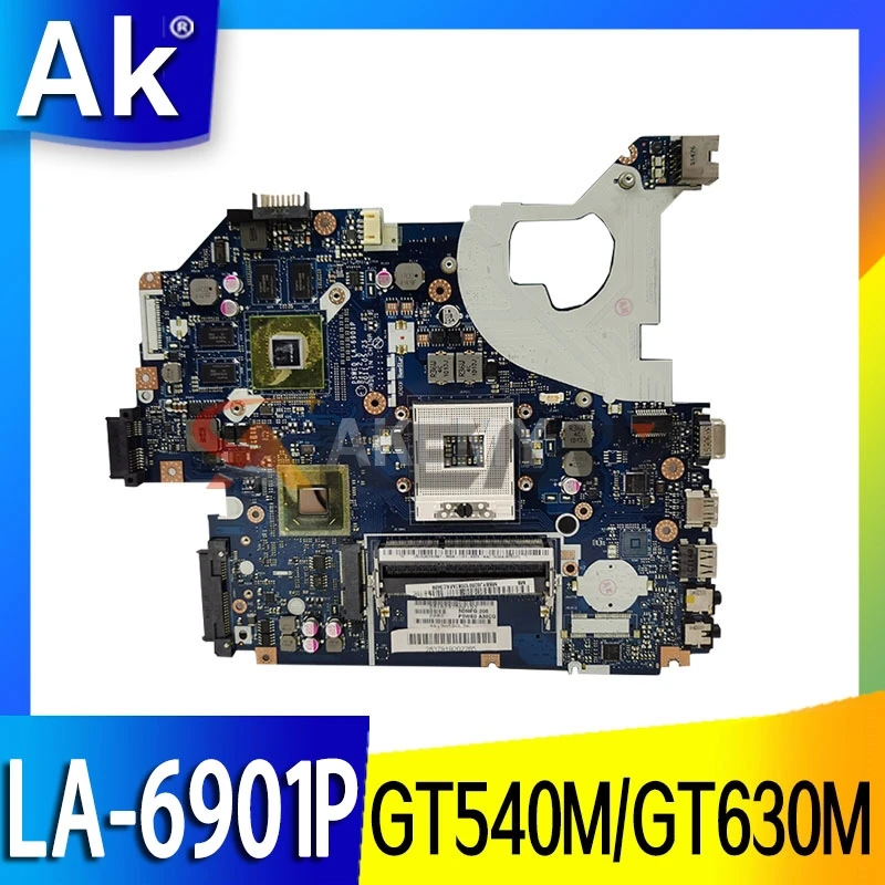 

P5WE0 LA-6901P motherboard For Acer 5750 5750G 5755 5755G laptop motherboard HM65 GT630M/GT540M original Test motherboard