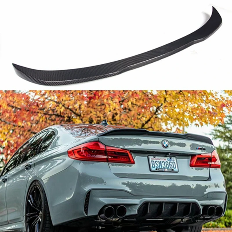 

For BMW 5 Series G30 G38 spoiler 2018-2020 year rear wing PRO style Sport body kit Accessories real carbon fiber black