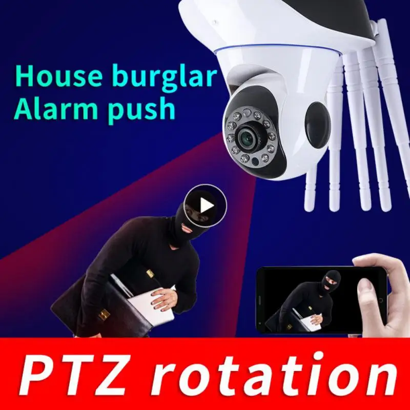 

Baby Monitor 5 Antenna 720p Surveillance Camera Remote Monitoring Two-way Voice Call Ip Camera Smart Home Wireless Night Vision