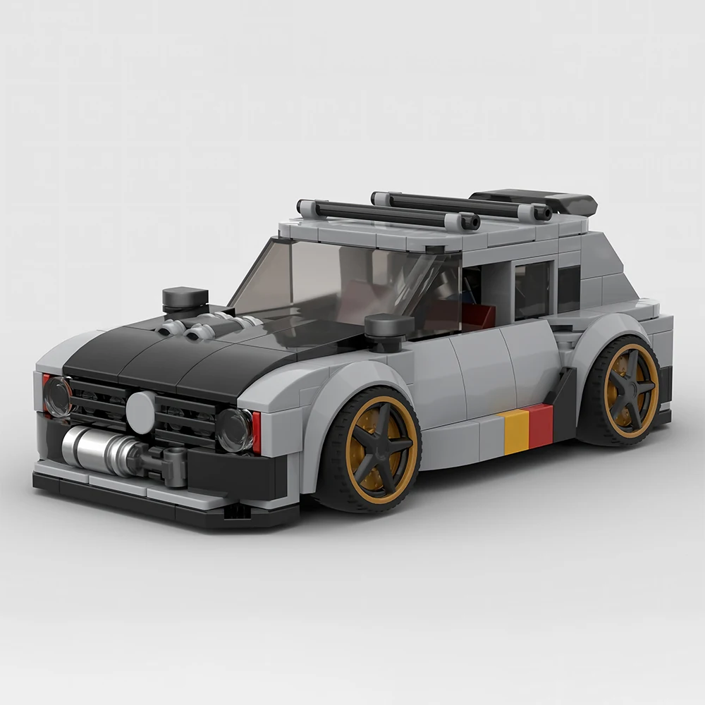 Фото Новая модель MOC Speed ​ ​ Конструктор «Гоночная серия 1982 GTI Mk1»: Модульная сборная модель автомобиля, подарочный набор для взрослых коллекционеров №1