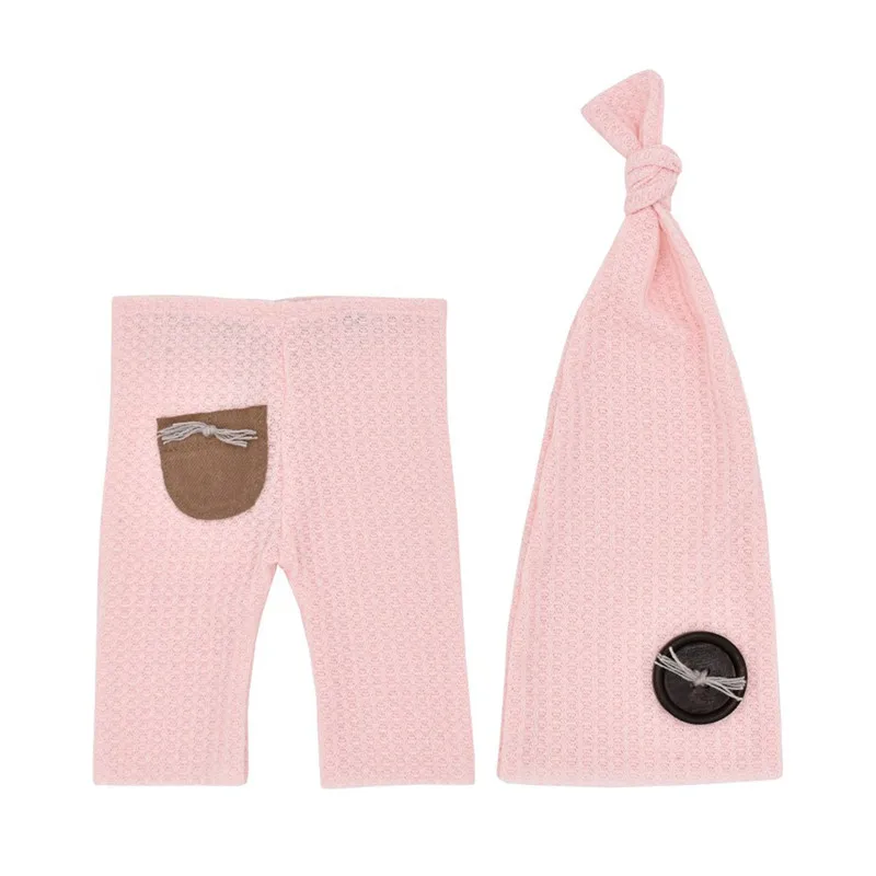 Наряд Для Фотографии Новорожденных С Вязаными Детскими Штанами Длинным Хвостом