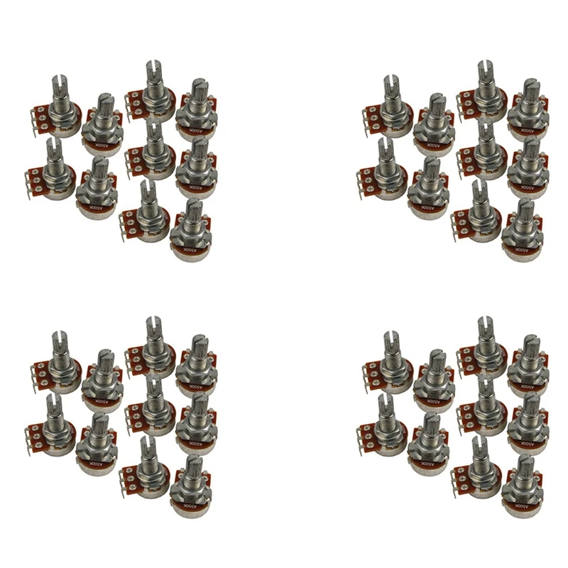 

Guitar Small Size Pots A500K Potentiometers For Guitar Bass Parts (Pack Of 40)