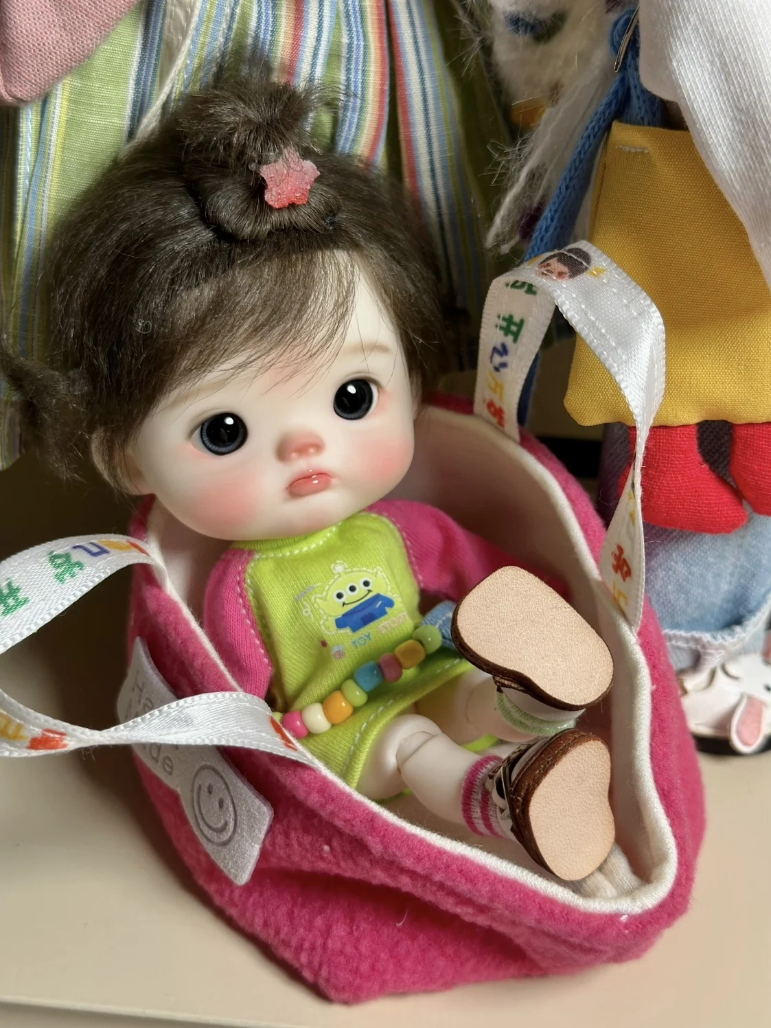 Фото Goshundoll 1/8 ob meimei ob11 qbaby gsc сумка из смолы очаровательный креативный подарок на день рождения blythe dressing doll №5