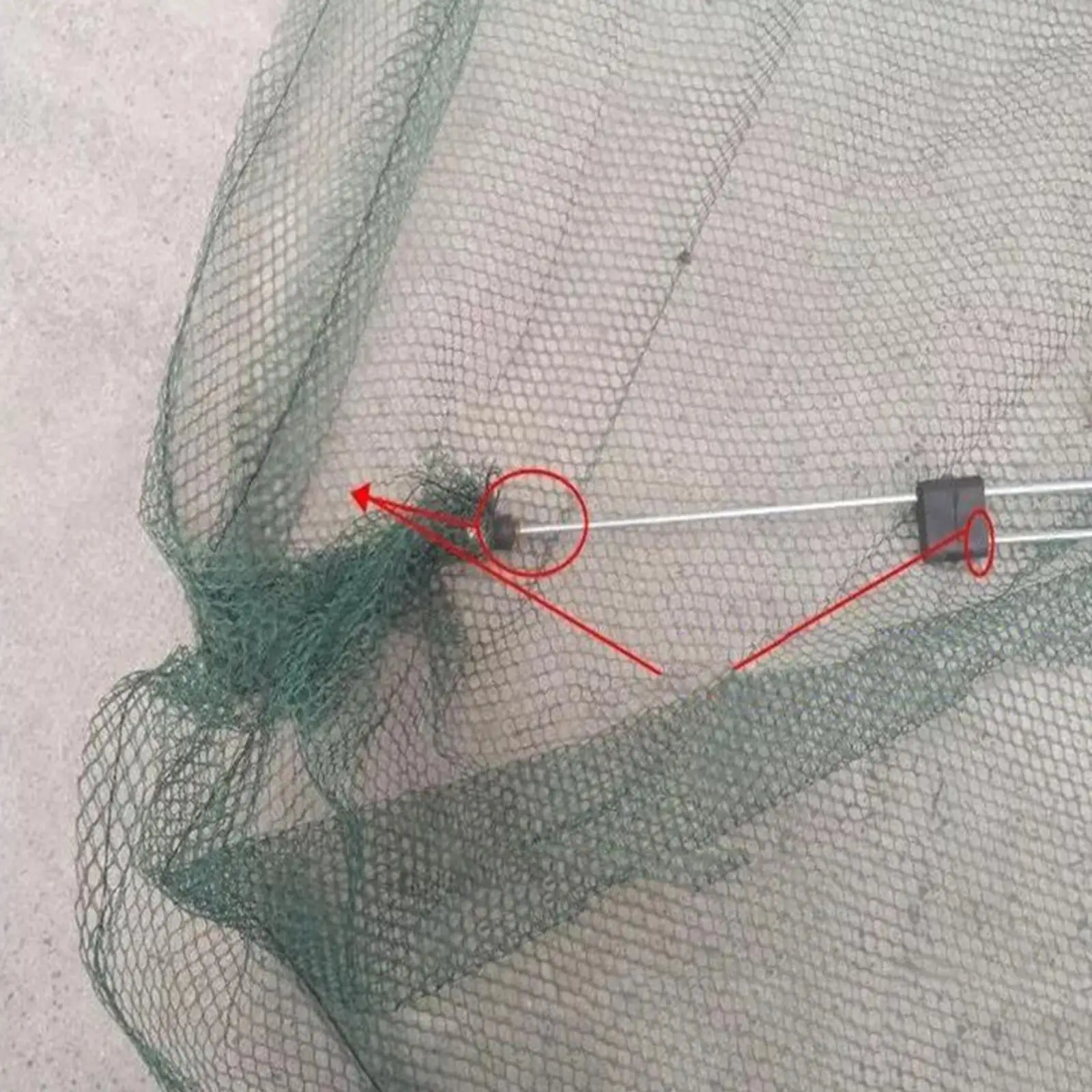 Сетка для падения/шассинга ловушка раков/креветок сеть литья сетчатая