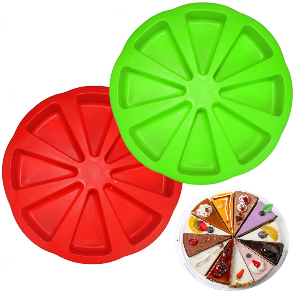

8 Cavity Baking Pan for Cakes Charlotte Layered Kitchen Bakeware Cake Mold Silicone Non-stick Bread Pan Household Baking Tools