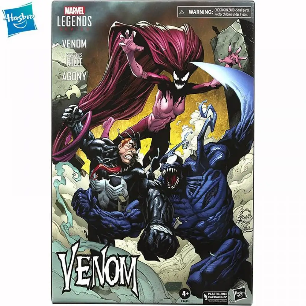 

New Original Hasbro Marvel Legends Series Venom Agony Riot Multipack 6-Inch Scale Collectible Action Figure Toy 4 Accessories