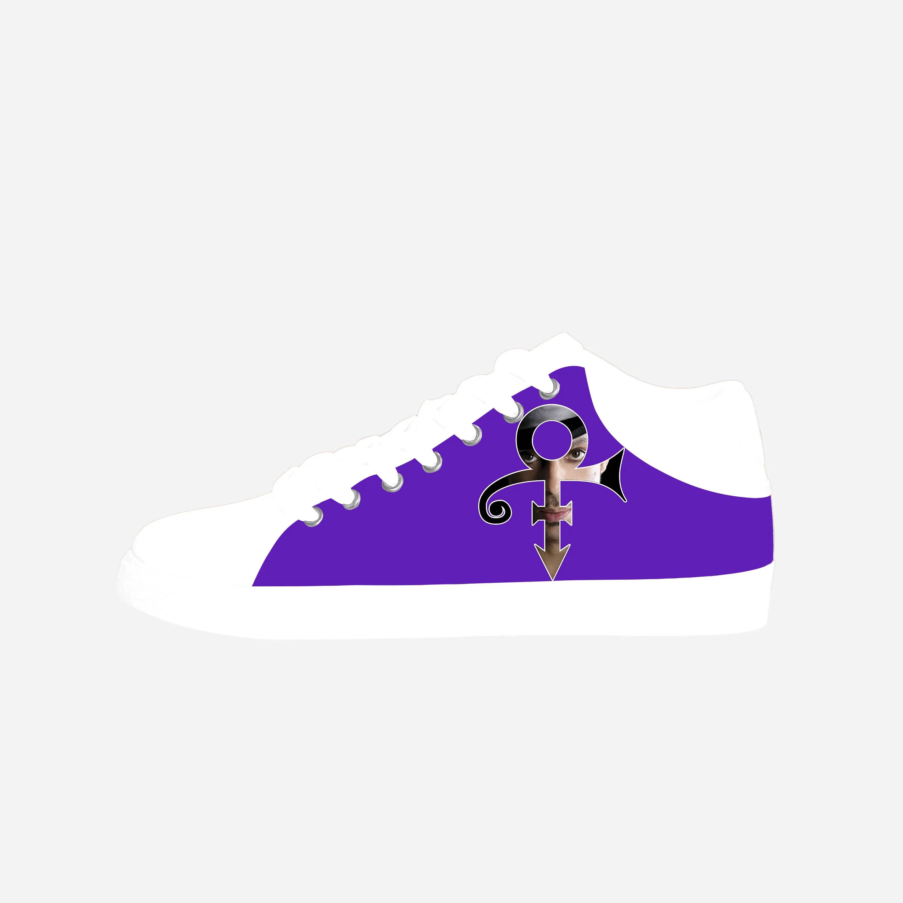 

Prince Rogers Nelson Purple Rain Love Symbol Cool High Top Casual Cloth Shoes Comfortable Breathable 3D Print Men Women Sneakers