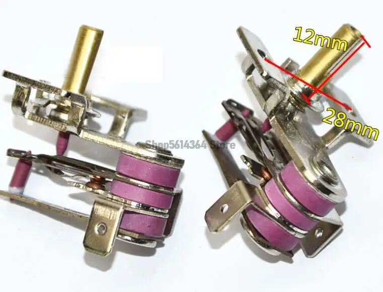 Переключатель термостата, регулятор температуры нагревателя 250 В 10 А/125 в 16 А, 5 шт.