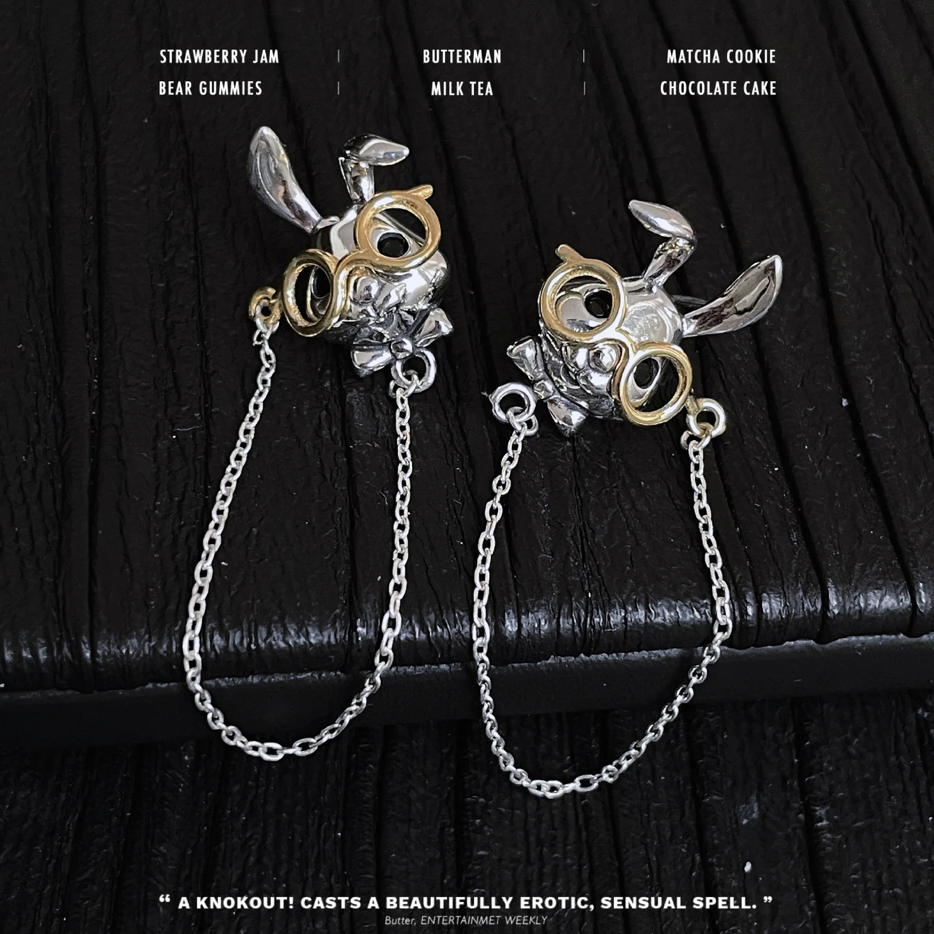 

Vintage Fashion Unisex Glasses Rabbit Earrings Long Chain Earrings Earrings Party Jewelry Accessories Gift