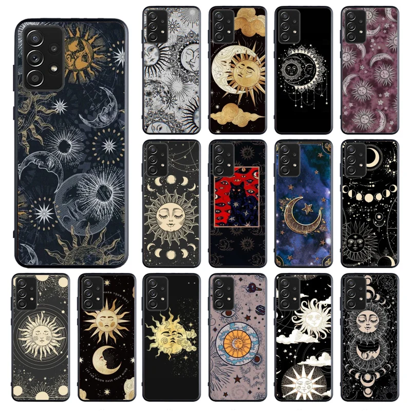 

Magic Sun Moon Witches Moon Tarot Phone Case for Samsung Galaxy A13 A22 A32 A71 A33 A52 A53 A72 A73 A51 A31 A23 A34 A54 A53S