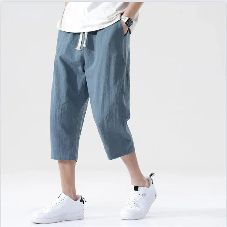 Бриджи мужские летние с эластичным поясом 6 цветов