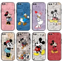 cartoon duck mickey minnie mouse for huawei honor 10 10i 9 9a honor 10x 9x lite pro phone case funda silicone cover carcasa