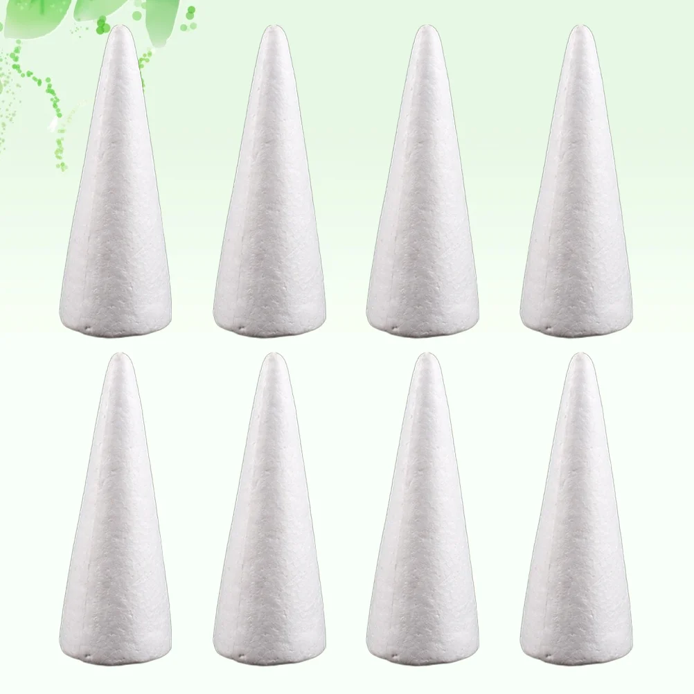 

Cone Cones Christmas Styrofoam Crafttree Crafts Polystyrene Diy Shapes Floral Whiteball Party Ornamentshaped Decorative Supplies
