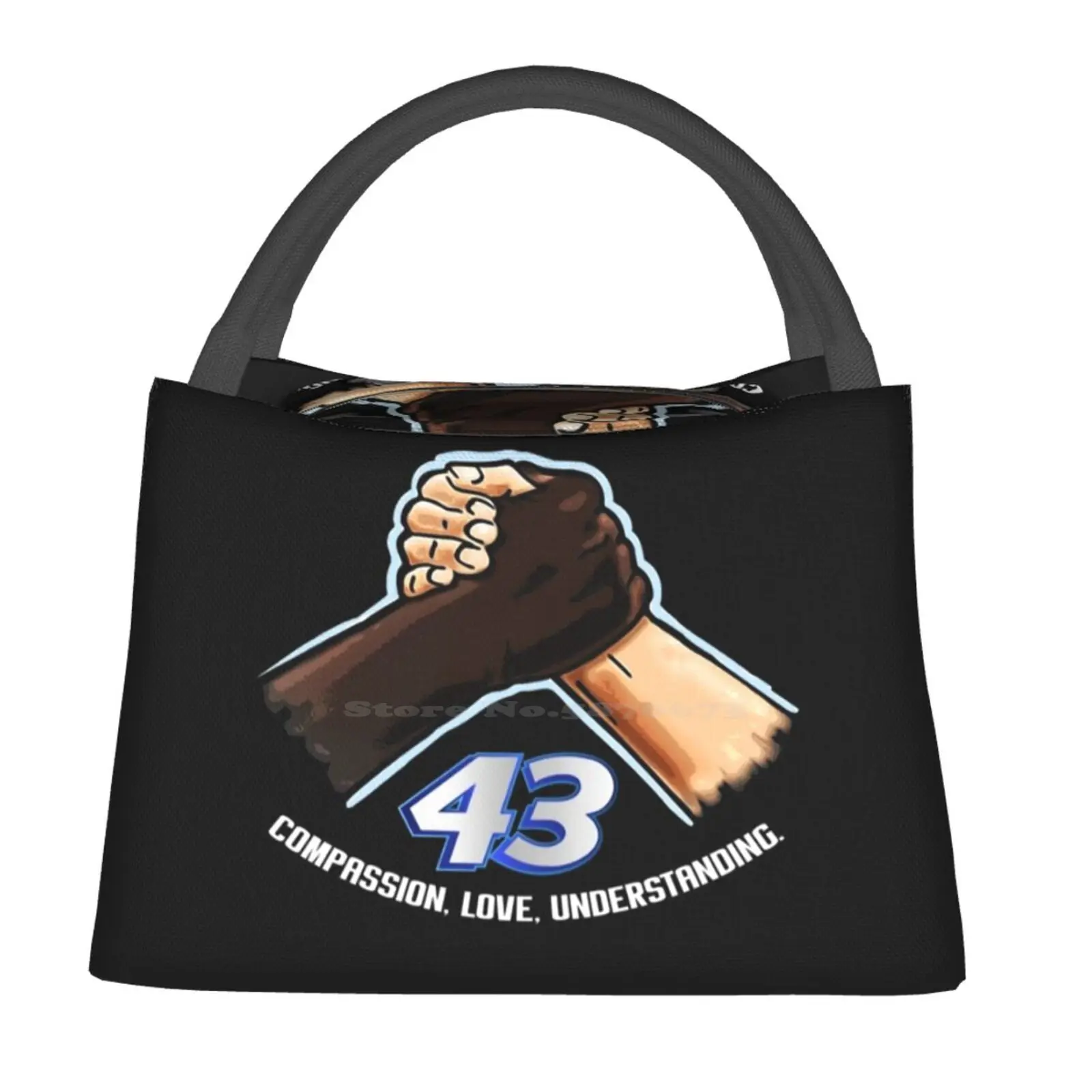 

Bubba Wallace Hood Livery And Car Number Cooler Thermal Insulated Bag Custom Gift Bubba Wallace 43 Motorsport Nas Car American