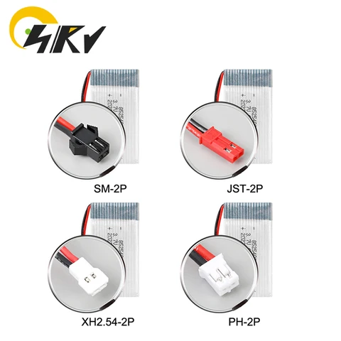 Перезаряжаемый литий-ионный аккумулятор 3,7 в 650 мАч 25C для радиоуправляемого летательного аппарата X5C X5SW 852540 с дистанционным управлением XH2.54 PH2.0
