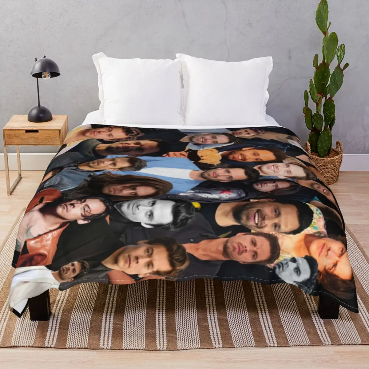 Seb Harry Collage Blankets Flannel Textile Decor Fluffy Throw Blanket for Bedding Home Couch Travel Cinema
