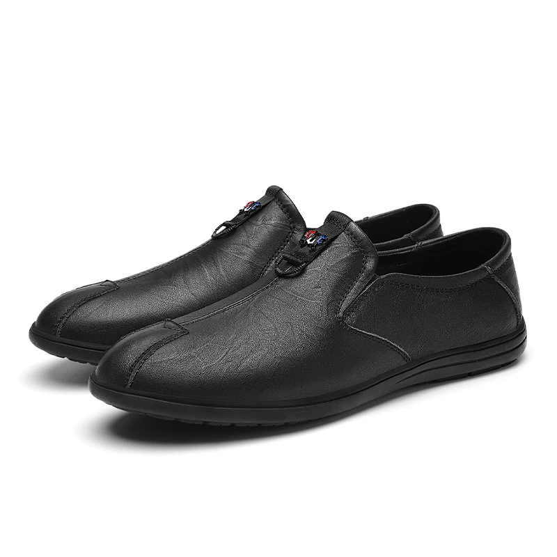 

2022 New Men's Formal Shoes Men Dress Shoes High quality cowhide Handmade Leather Loafers Oxfords Flats Male