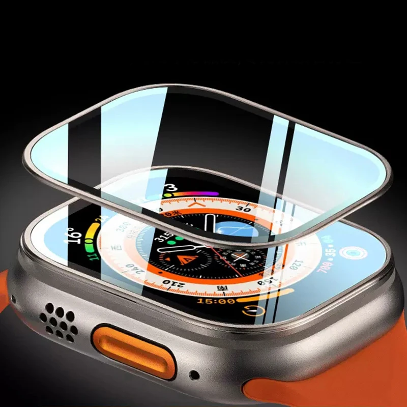 Закаленное стекло для Apple Watch Ultra 49 мм HD, защита экрана от царапин, серия 49 мм, аксессуары для смарт-часов iwatch
