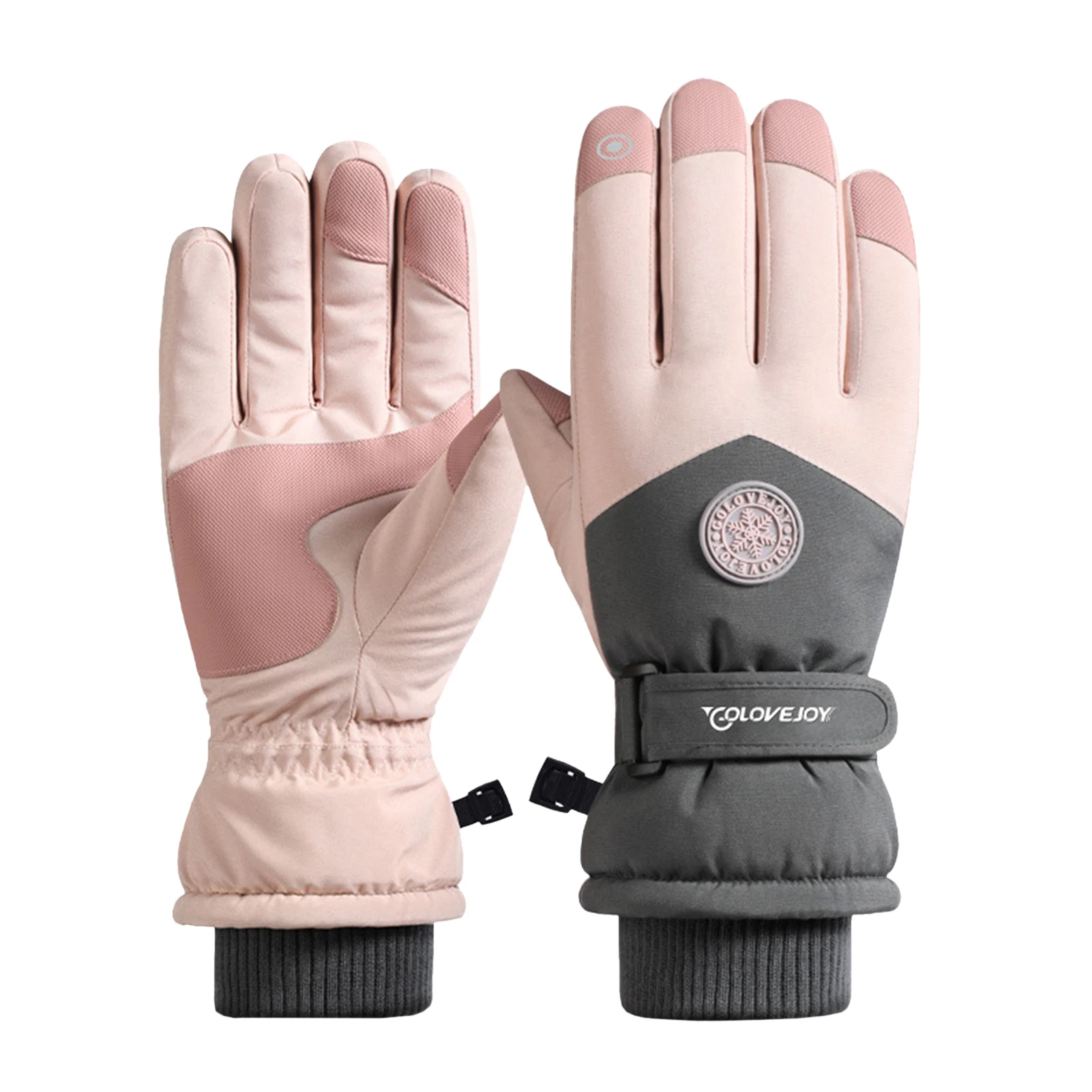 

Лыжные перчатки водонепроницаемые ветрозащитные термоперчатки изолированные Нескользящие варежки для сенсорного экрана зимние теплые перчатки для сноуборда для вождения