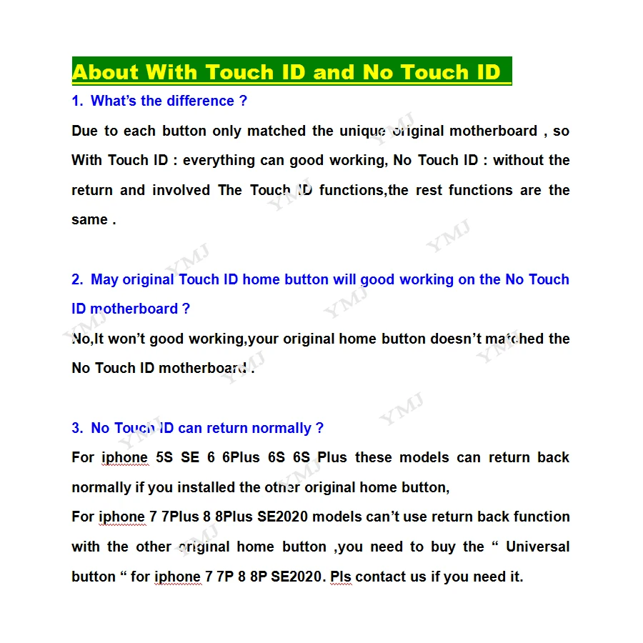 Материнская плата для iPhone 6S Plus с/без идентификатора отпечатка пальца IOS